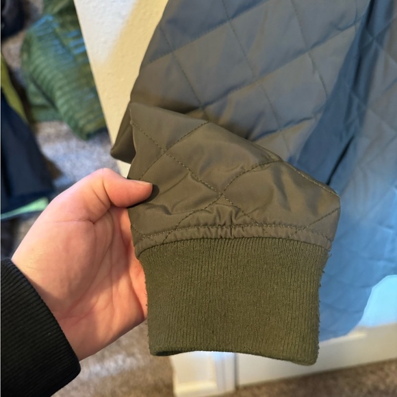 Women’s Vans Olive Green Quilted Jacket Md - Picture 3 of 8